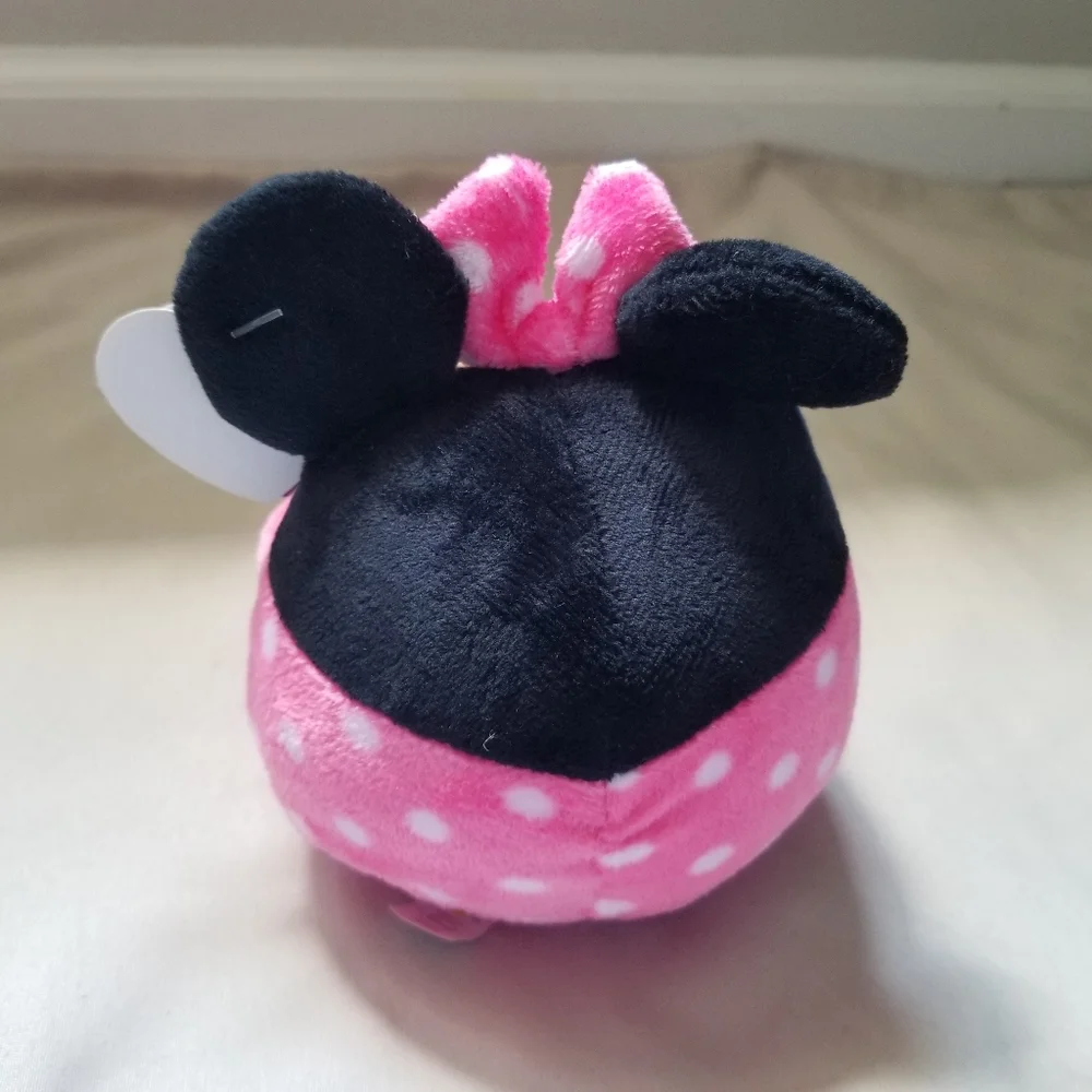 Ty Beanie Ballz Plush Minnie Mouse MWMT Disney